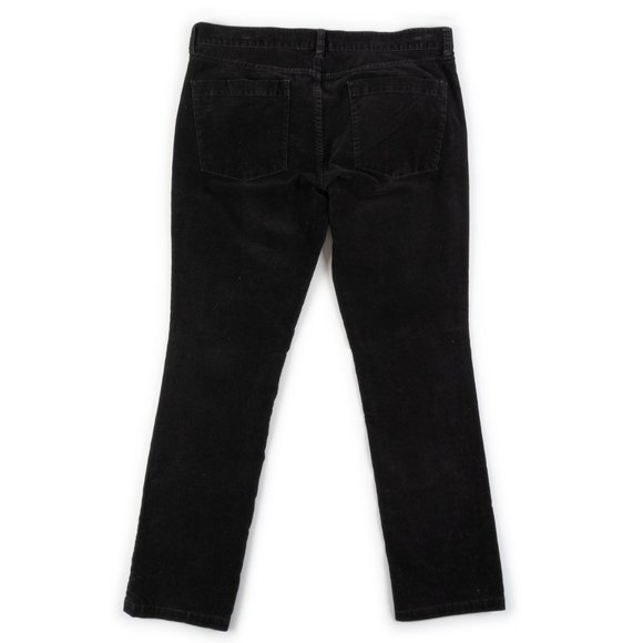 J. CREW Matchstick black Corduroy pants size 33 - Picture 3 of 10